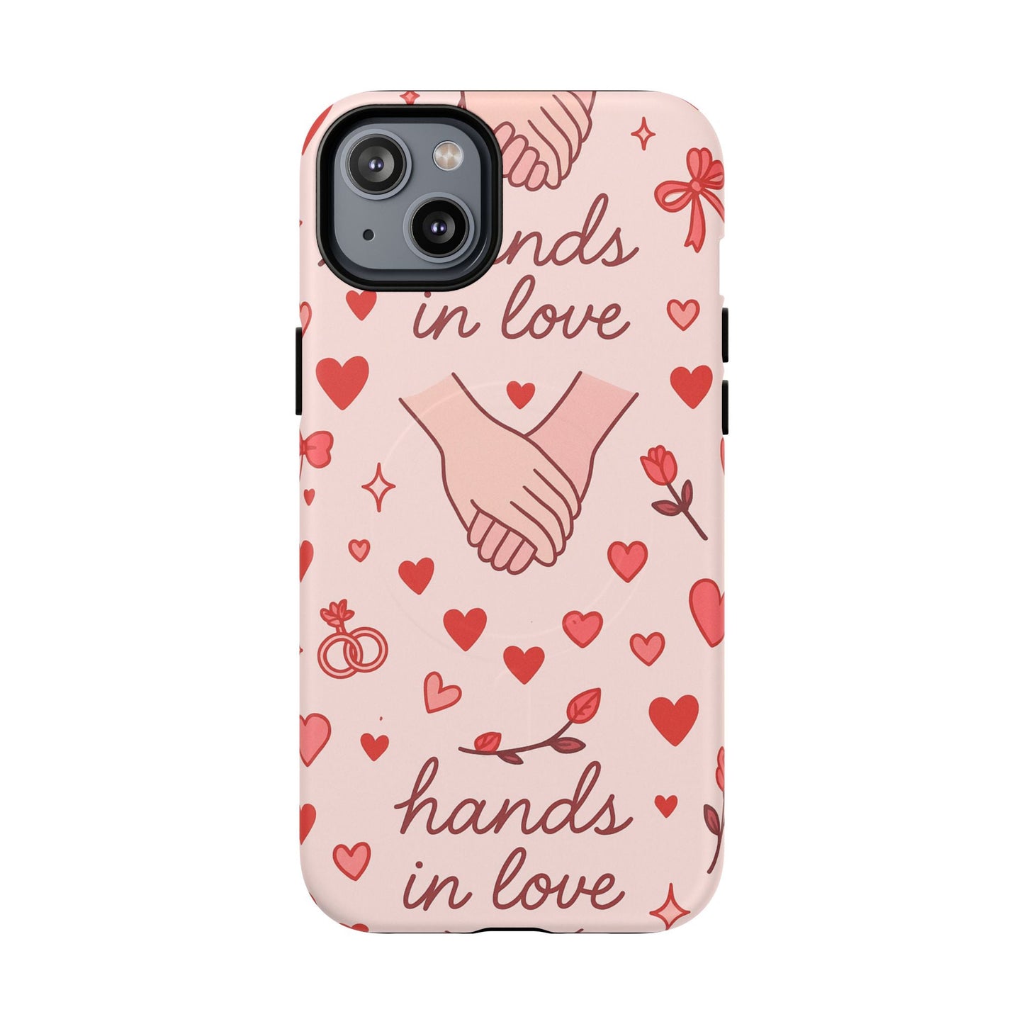 Hands in Love iPhone Case - Compatible with MagSafe  Shamo's iPhone 14 Plus / Matte