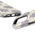 Cute Tiny Hippo Magnetic Impact-Resistant Phone Case
