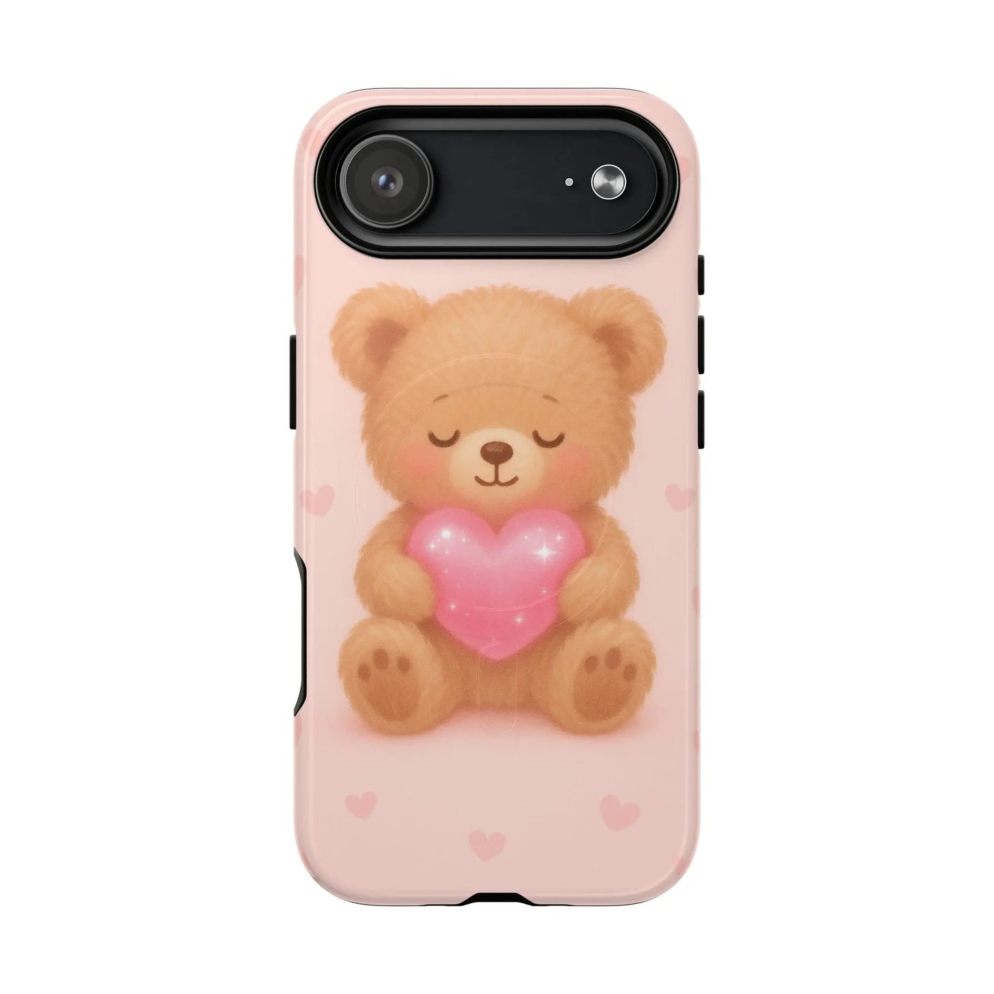 Heart Hug Teddy Bear iPhone Case – with MagSafe - Shamo's