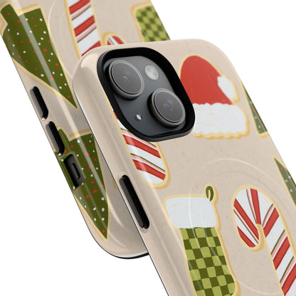 Festive Candy Cane Holiday iPhone Case | MagSafe  Shamo's