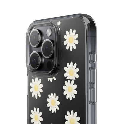 Daisy Floral Clear iPhone Case