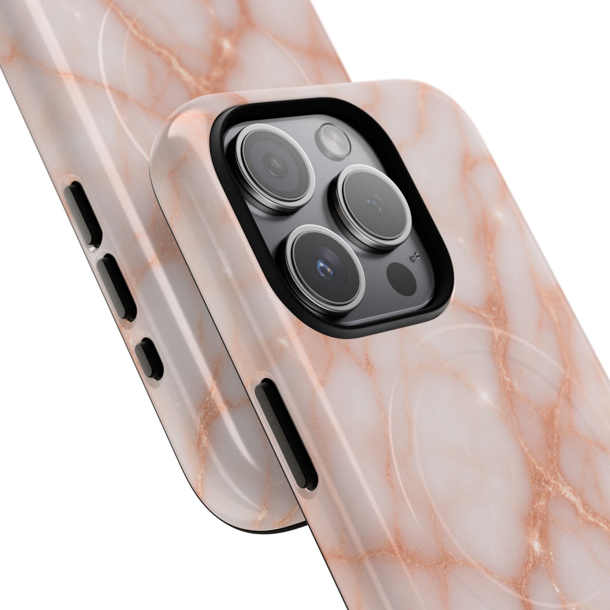 Rose Gold Glam iPhone Case with MagSafe - Shamo's