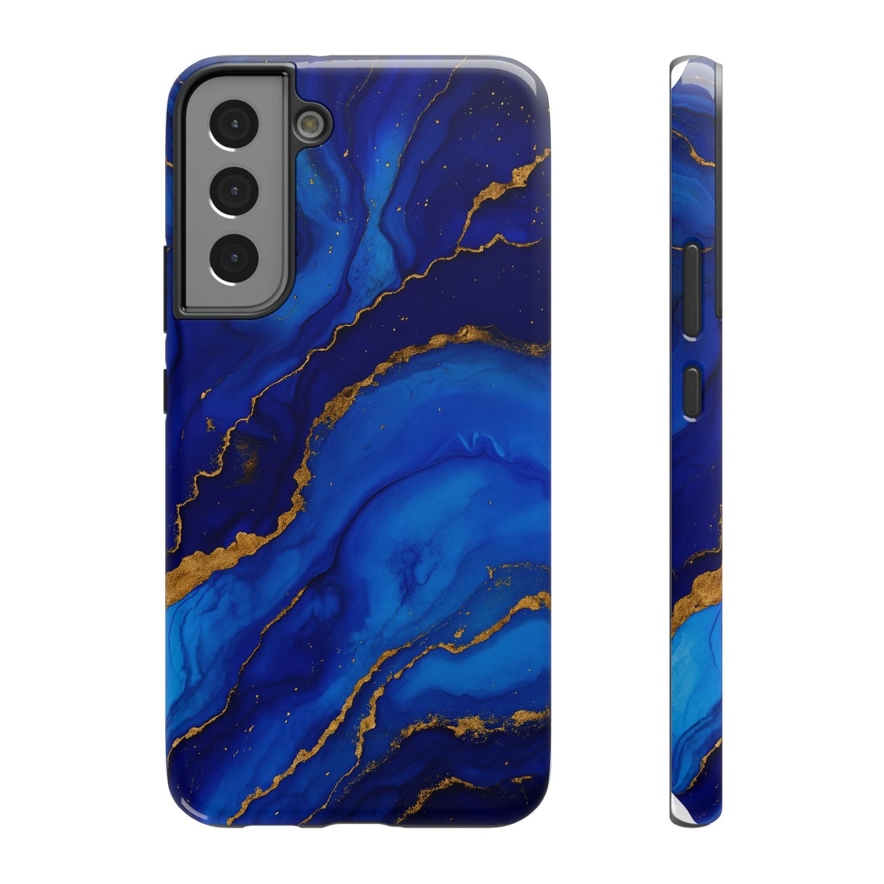 Blue Gold Marble Phone Case  Shamo's Samsung Galaxy S22 Plus / Glossy / Without gift pa