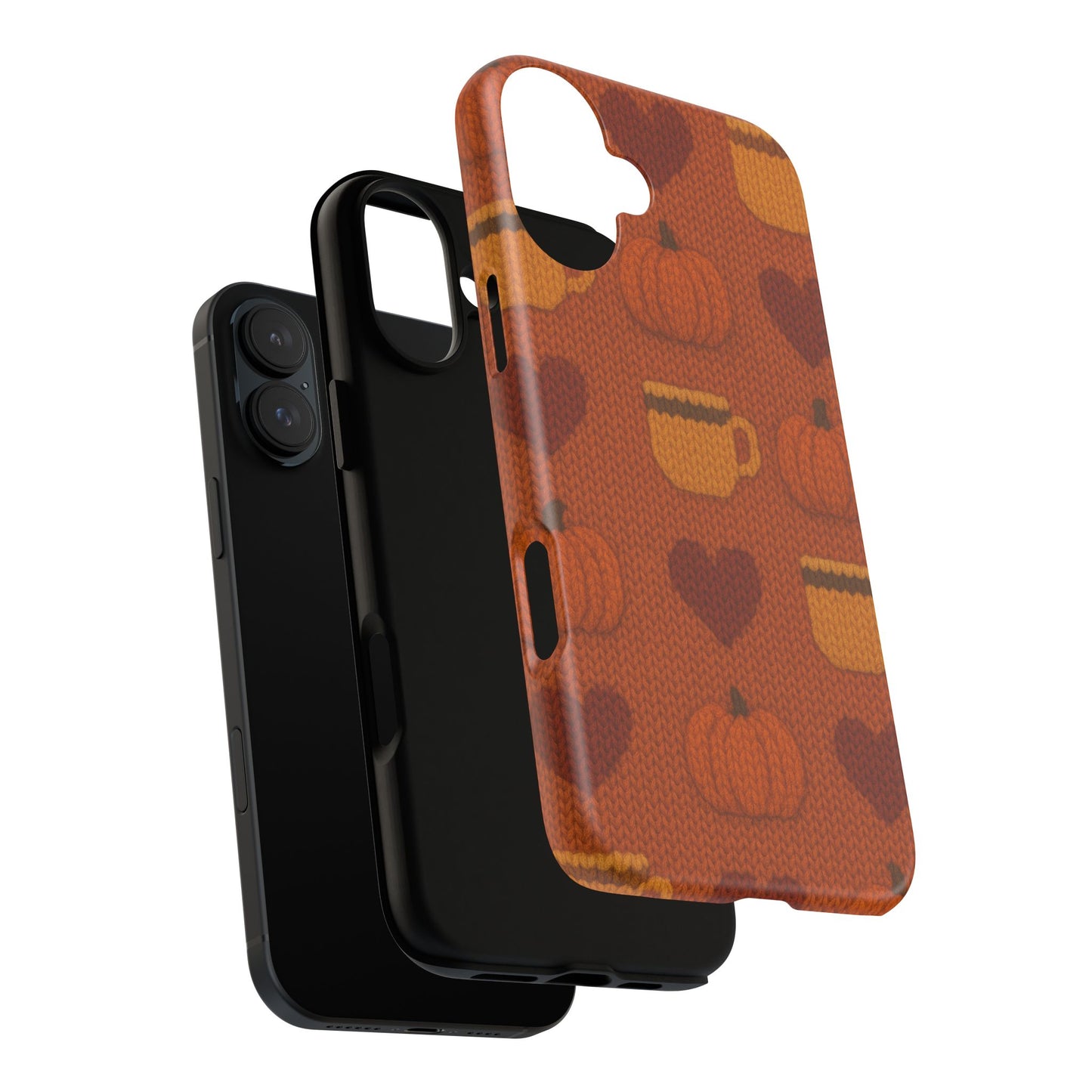 Fall Pumpkin & Coffee iPhone Case