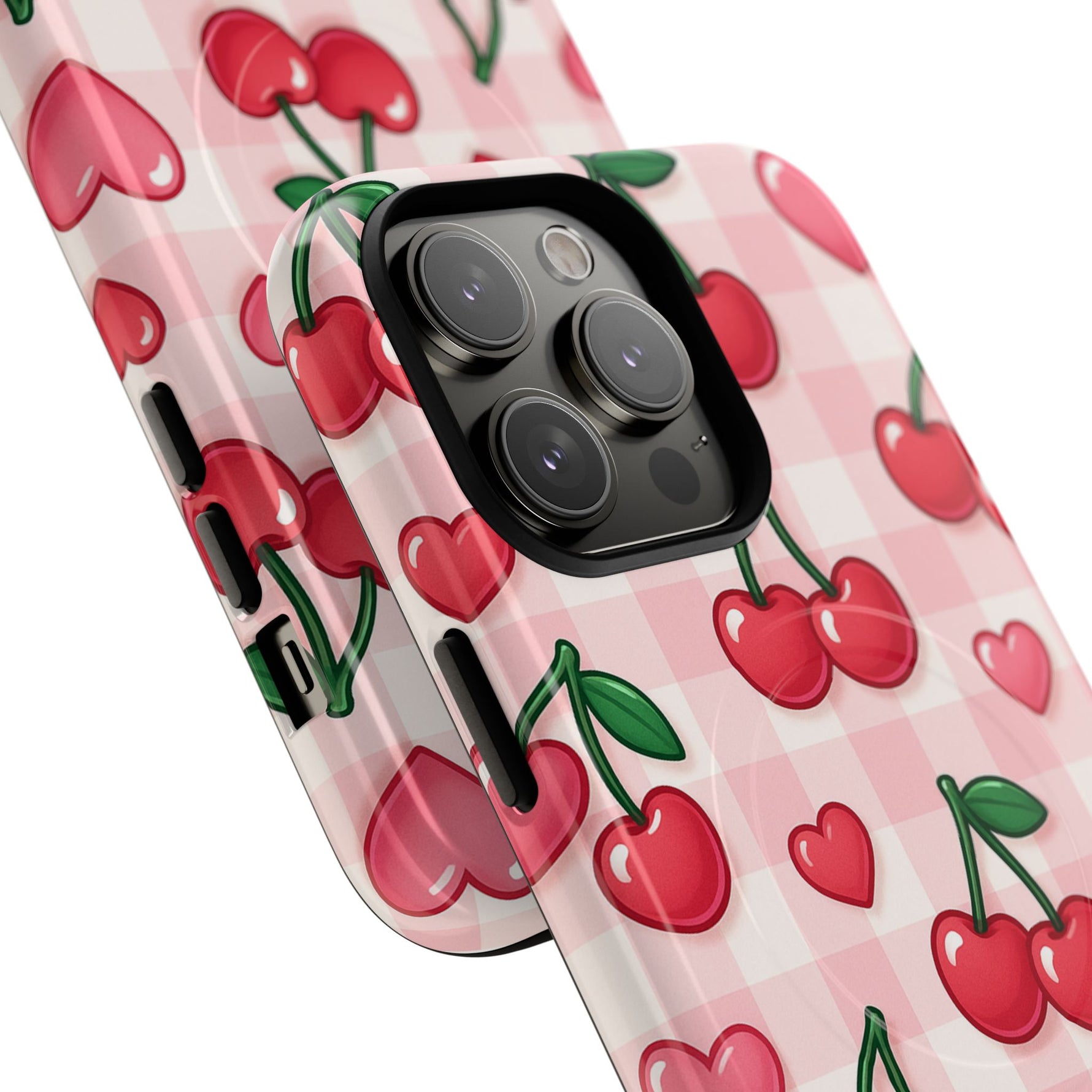 Y2K Cherries & Hearts iPhone Case | MagSafe - Shamo's