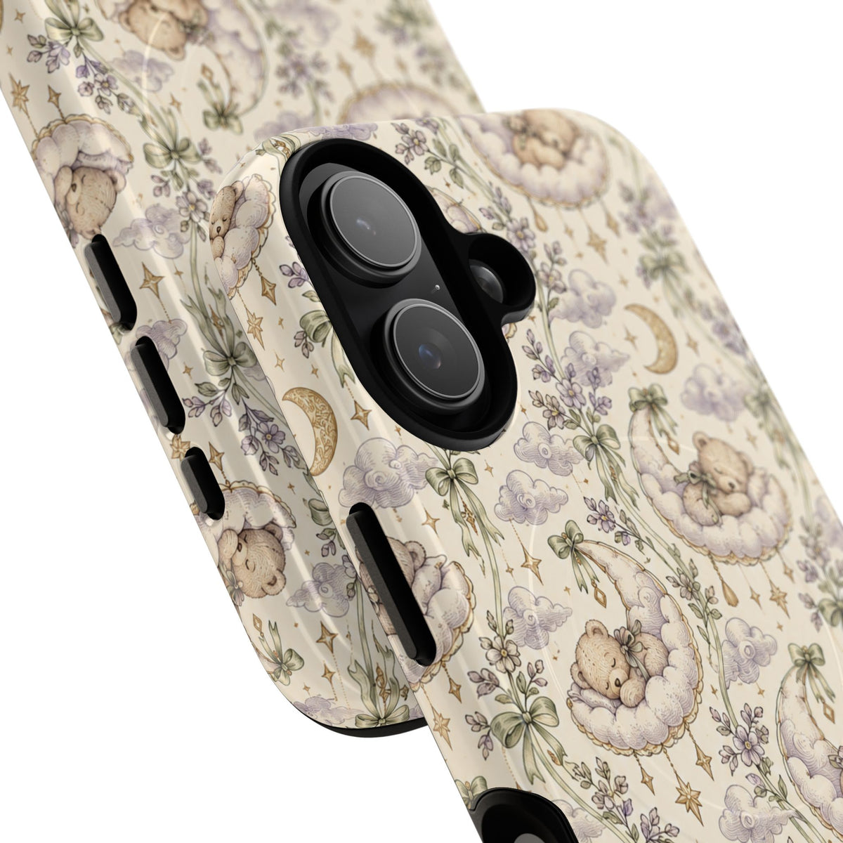 Dromerige wolkenknuffelbeer iPhone-hoesje met MagSafe