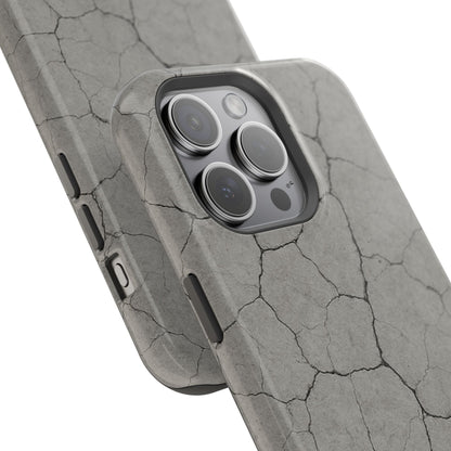Cracked Concrete Texture iPhone Case with MagSafe compatibility  Shamo's