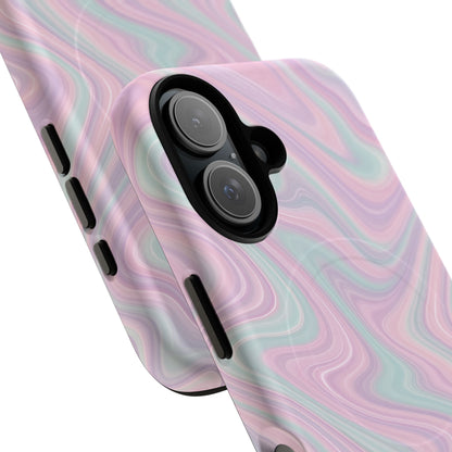 Colorful Marble Pastel Swirl iPhone Case | MagSafe