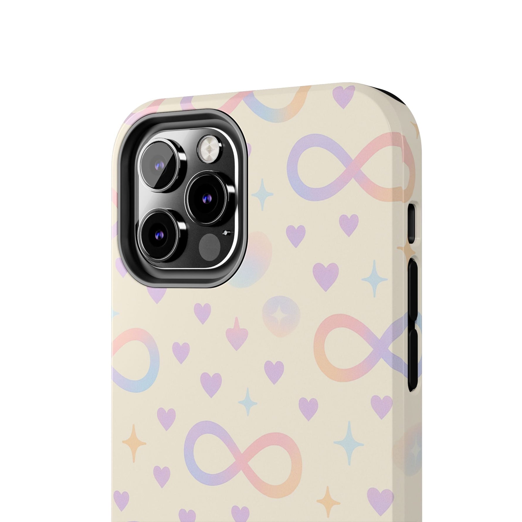 Infinity Pattern Tough Phone Case — Pastel Hearts & Stars  Shamo's