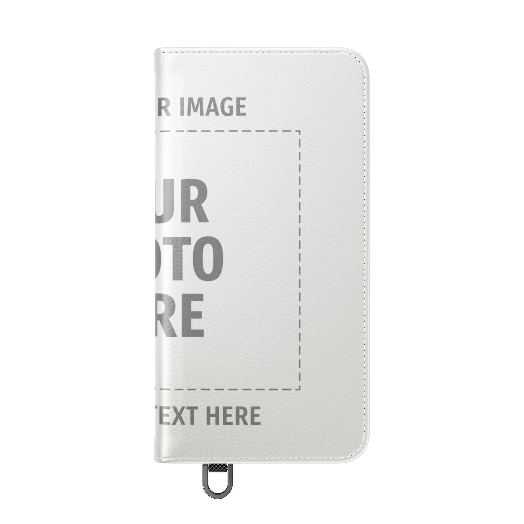 Personalized Flip Wallet Phone Case – Custom Photo & Text Wallet Cover