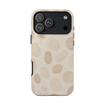 Neutral Pebble Pattern Tough iPhone Case  Shamo's