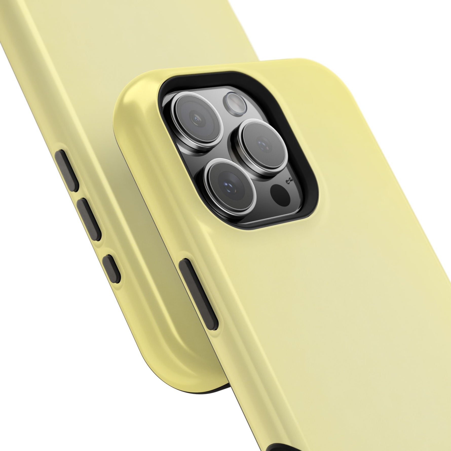Baby Yellow Solid Color MagSafe Compatible Impact-Resistant Phone Case | Slim Protective Cover