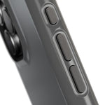 Charcoal Ink Black Solid Color Impact-Resistant iPhone Case | Slim Shockproof Magsafe-Compatible