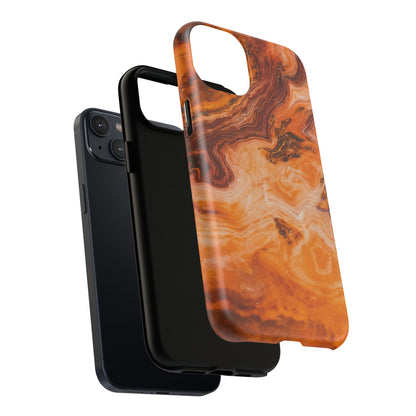 Amber Agate Marble iPhone Case — compatible with MagSafe