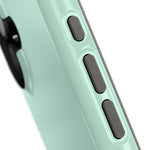 Frosted Mint MagSafe Compatible Impact-Resistant iPhone Case