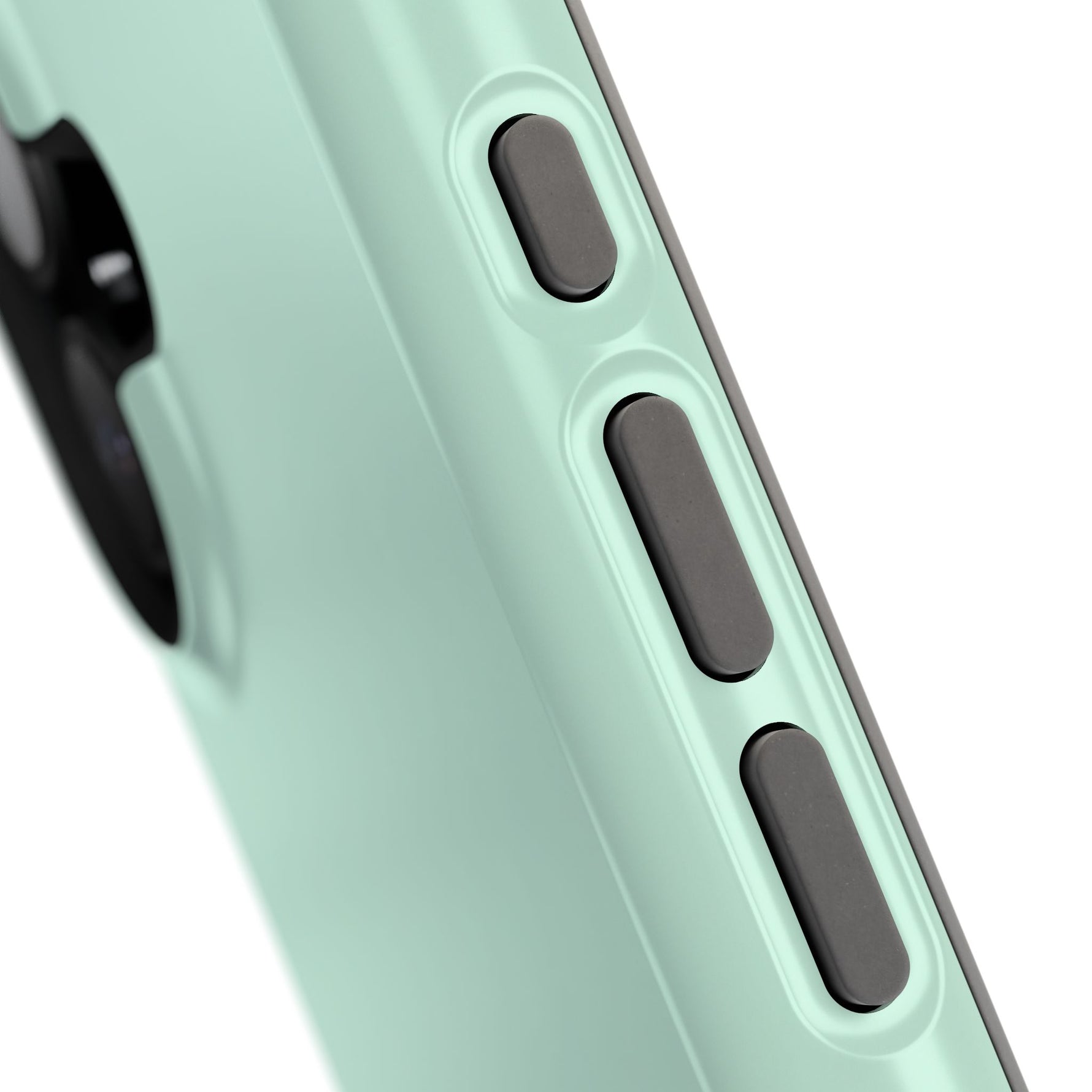 Frosted Mint MagSafe Compatible Impact-Resistant iPhone Case
