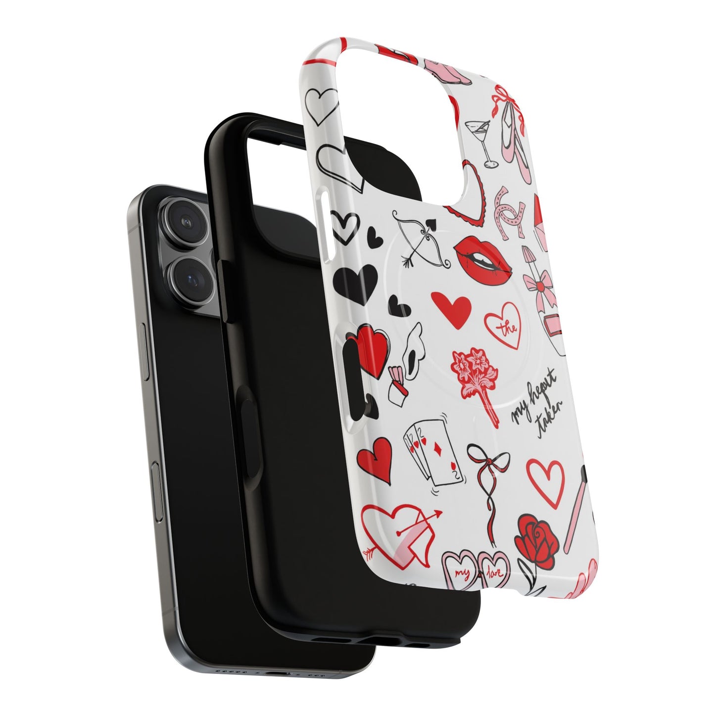 Love Doodle Tough iPhone Case (MagSafe compatible)