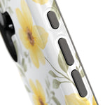 Yellow Flowers Summer Floral Magnetic Impact-Resistant iPhone Case with MagSafe Compatibility - iPhone 17 / Glossy - Shamo's