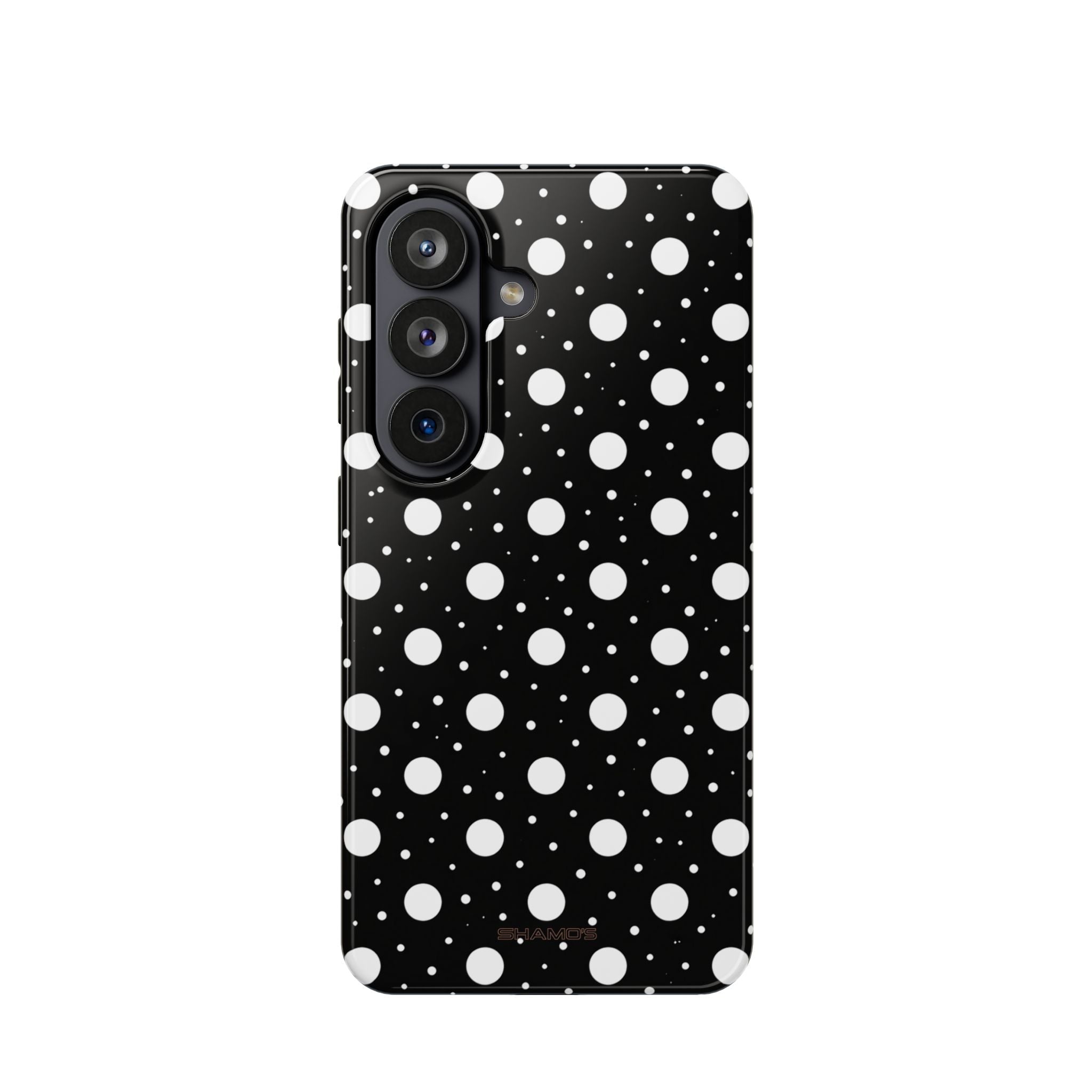 Polka Dot Impact-Resistant iPhone Case | MagSafe - Samsung Galaxy S26 / Glossy - Shamo's
