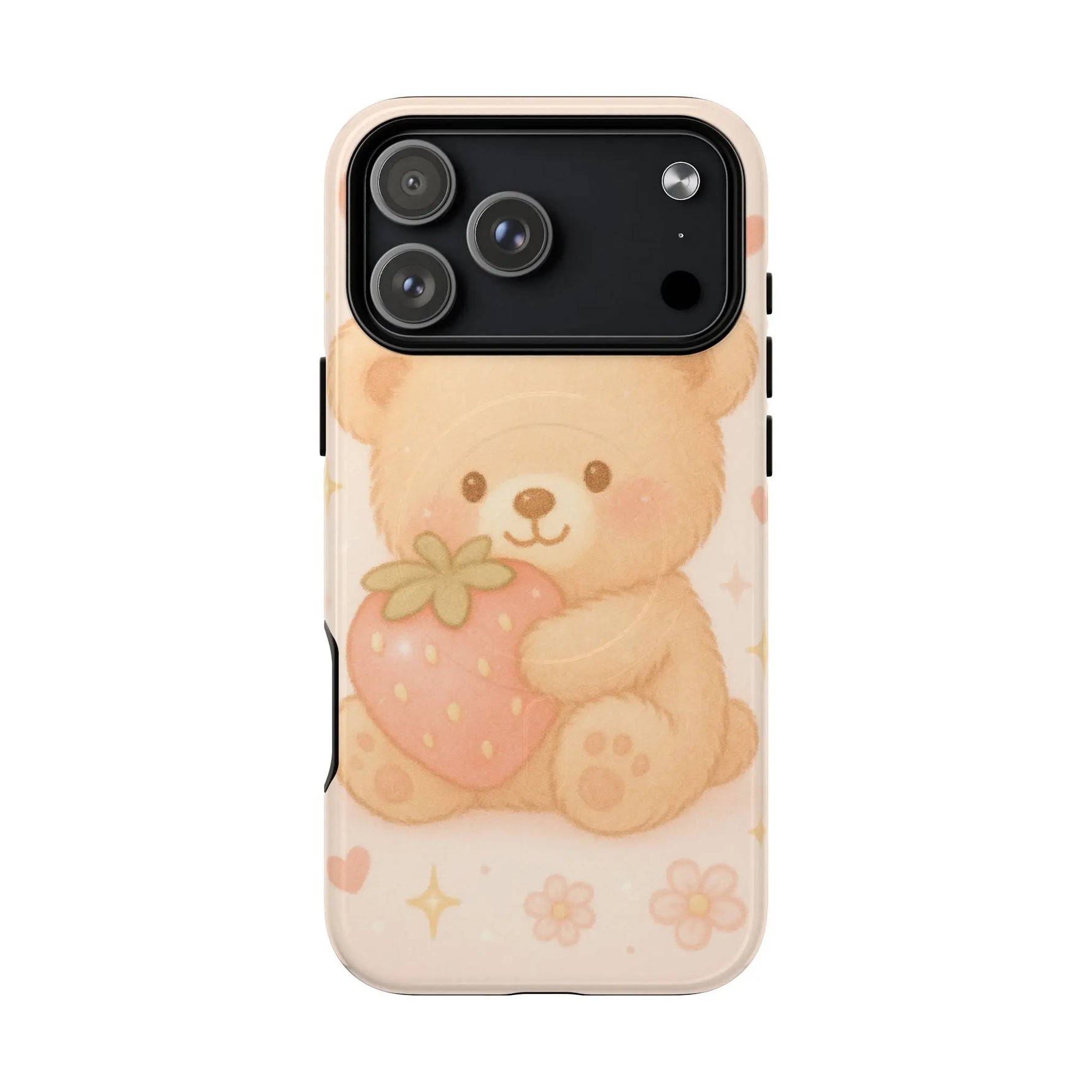 Strawberry Teddy iPhone Case with MagSafe - Shamo's