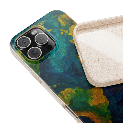 Biodegradable Phone Case — Earth Illustration Eco-Friendly Case  Shamo's