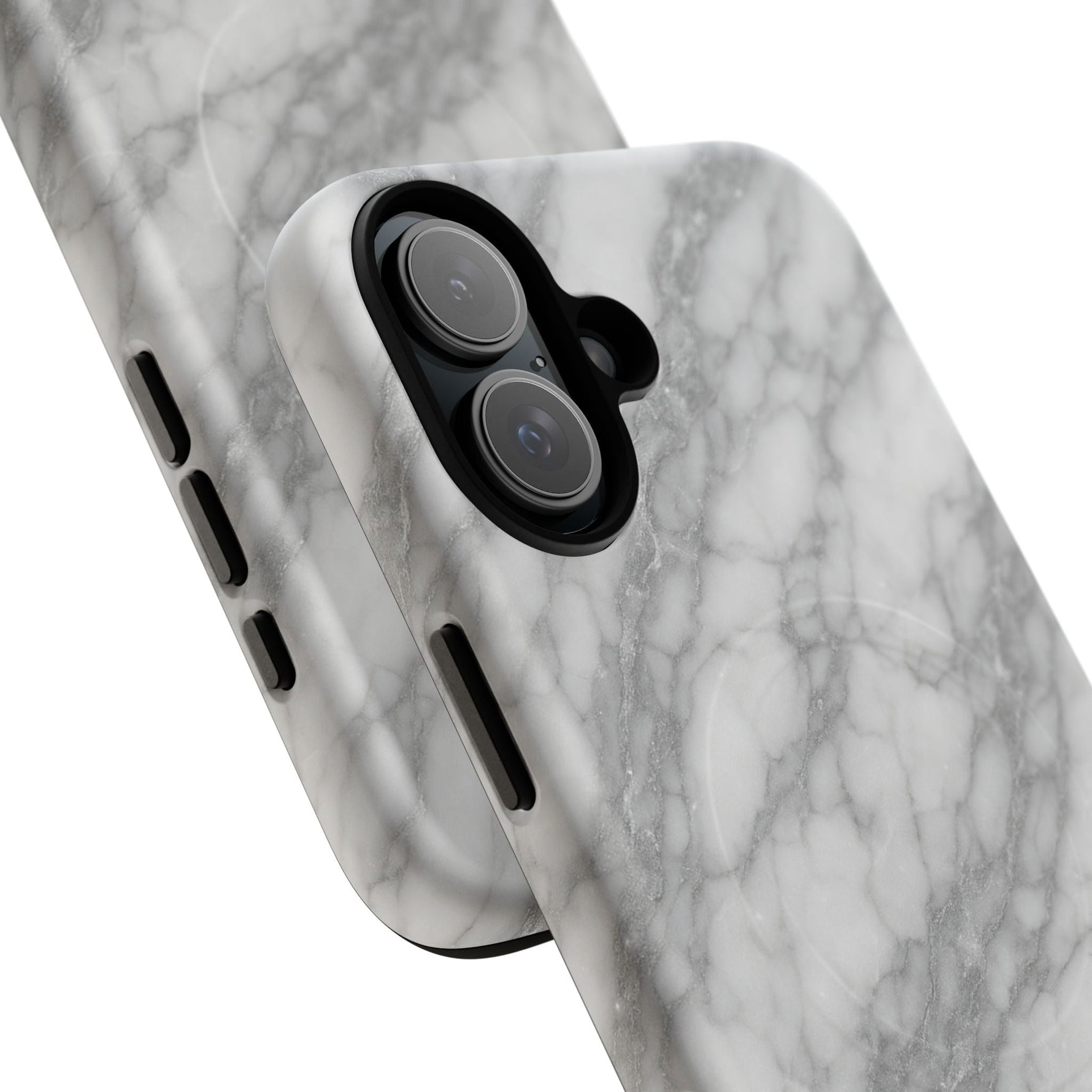 Silver Mist Marble iPhone Case with MagSafe  Shamo's