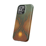 Abstract Tree of Life Design Golden Origin iPhone Case | MagSafe Compatible  Shamo's