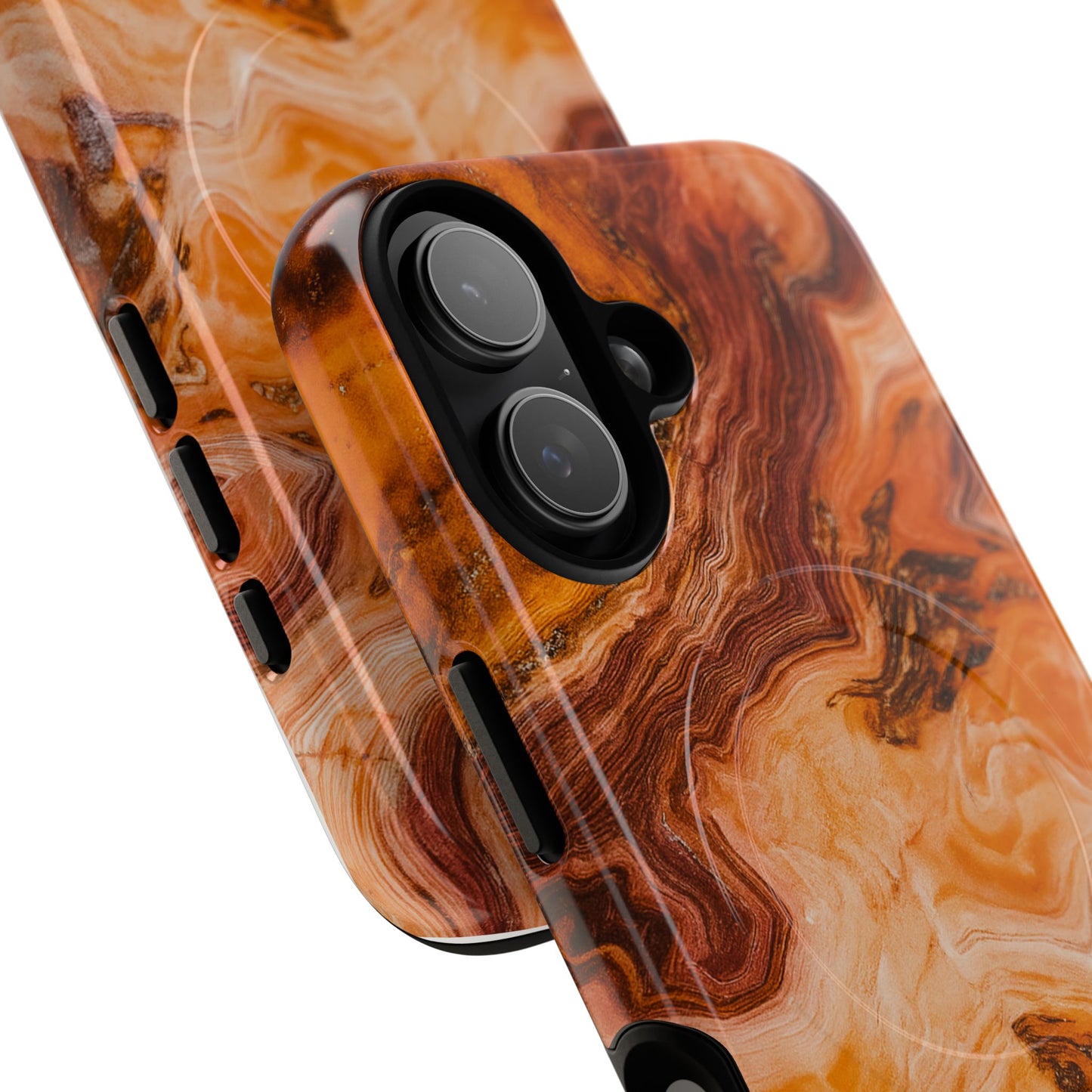Amber Agate Marble iPhone Case — compatible with MagSafe
