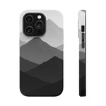 Monochrome Mountain Design iPhone Case | MagSafe  Shamo's iPhone 14 Pro / Matte