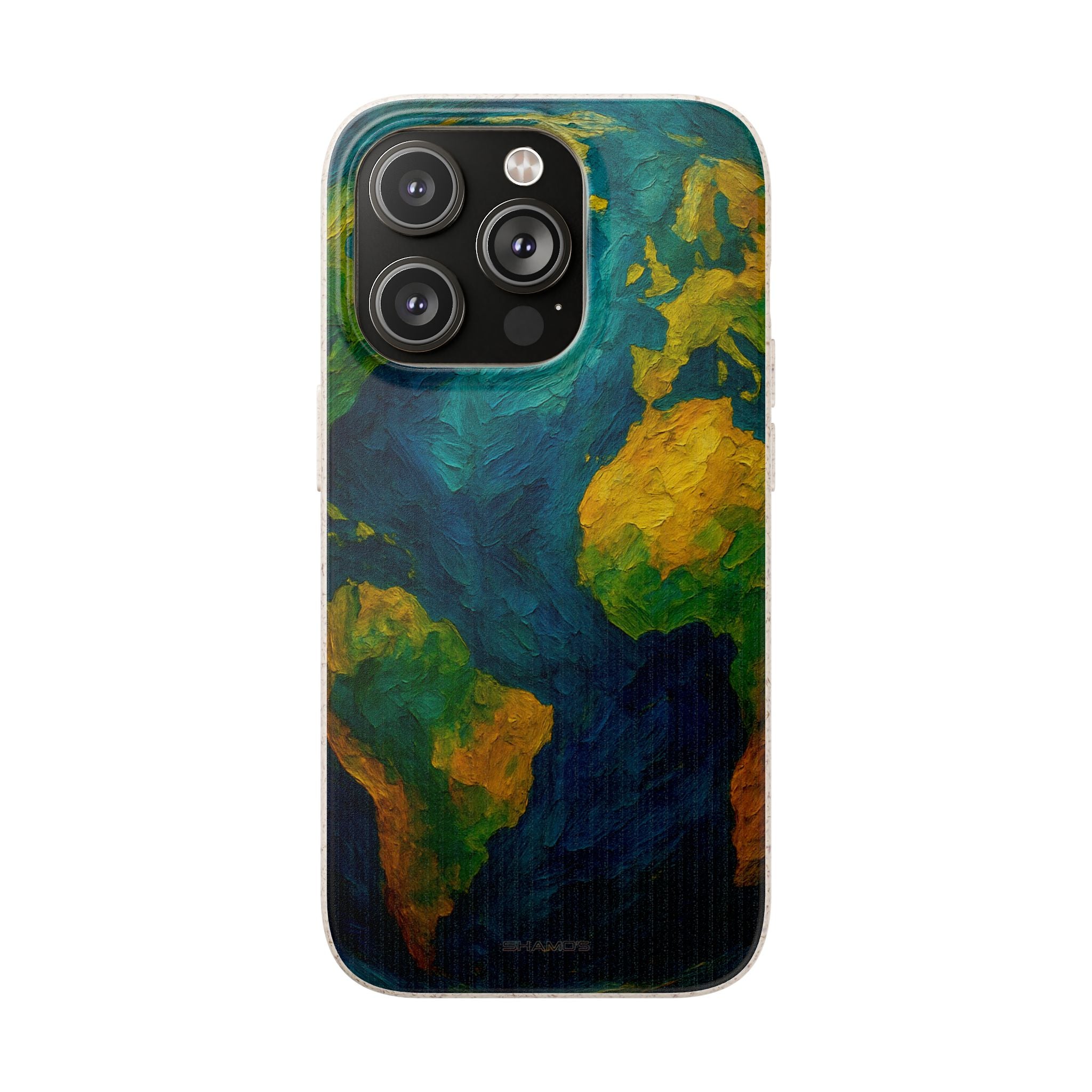 Biodegradable Phone Case — Earth Illustration Eco-Friendly Case - iPhone 14 Pro - Shamo's