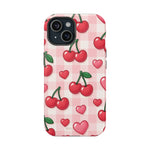 Y2K Cherries & Hearts iPhone Case | MagSafe