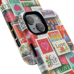 Vintage Romantic Love Stamp iPhone Case | Tough Protection + MagSafe  Shamo's