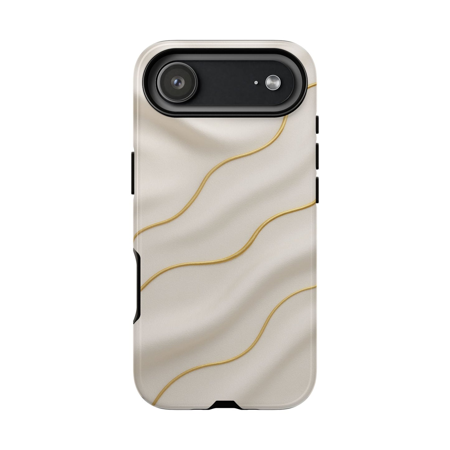 Elegant Gold Wave Tough iPhone Case