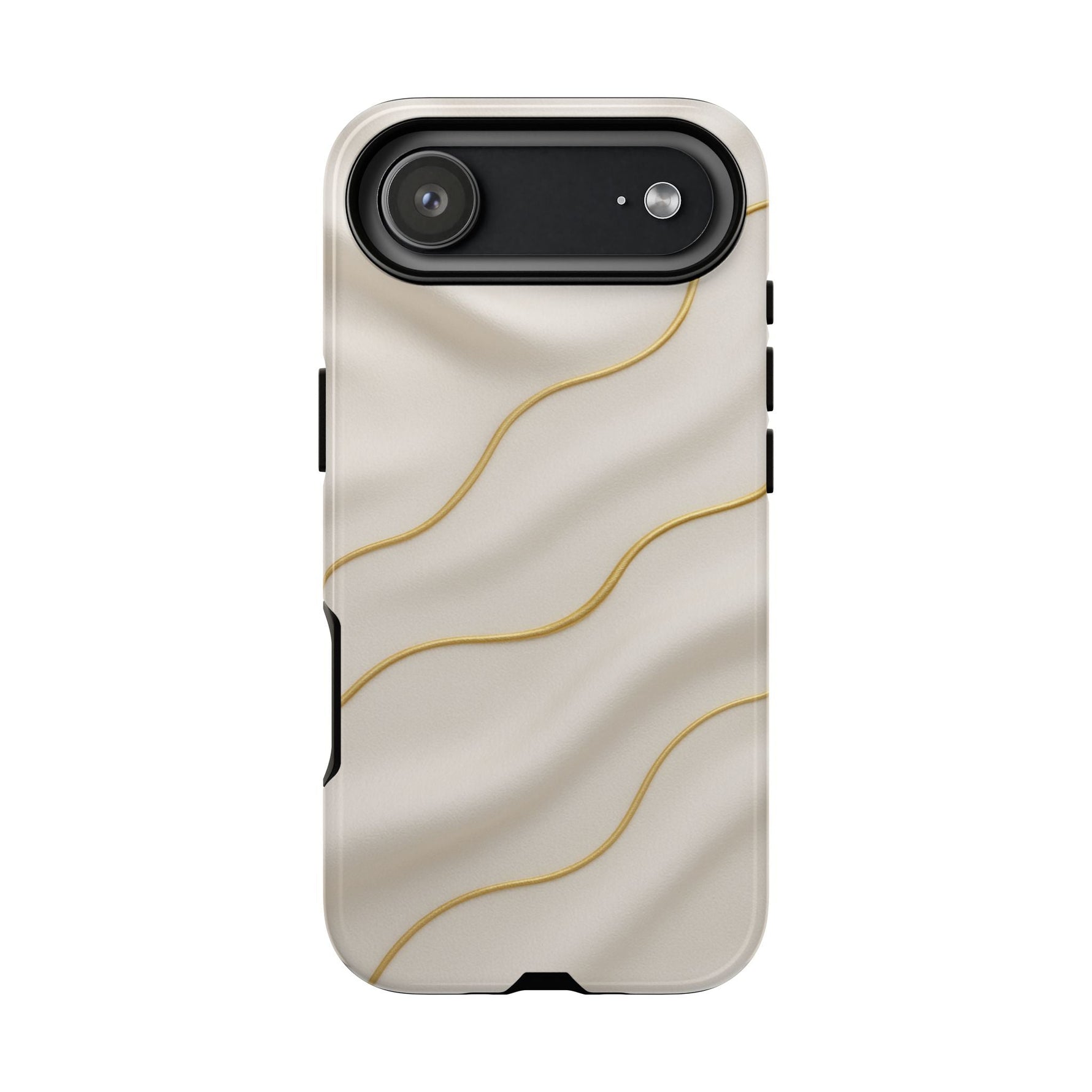 Elegant Gold Wave Tough iPhone Case  Shamo's iPhone 17 Air / Glossy