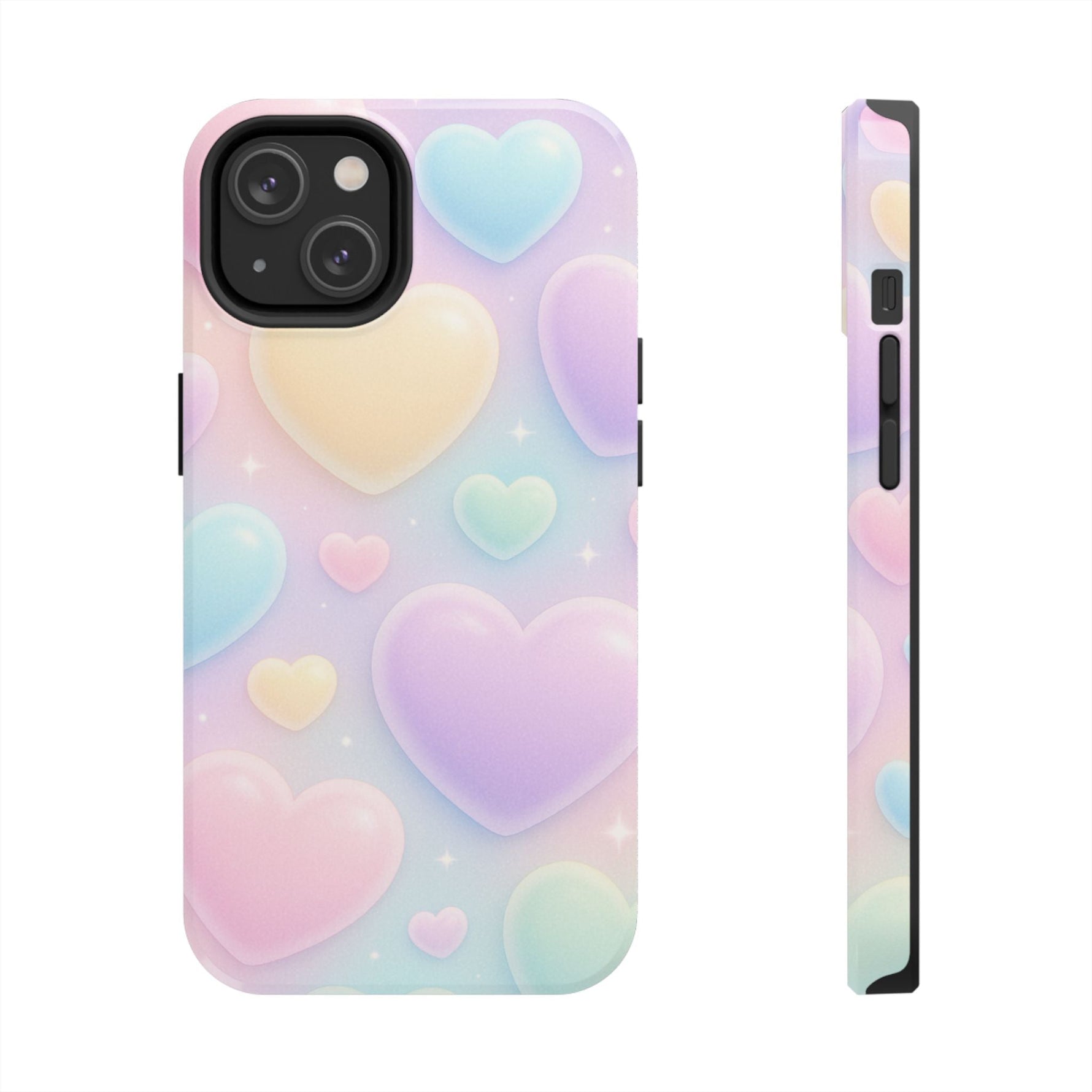 Cute Rainbow Hearts Phone Case  Shamo's iPhone 14