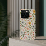 Floral Garden Impact iPhone Case with MagSafe compatibility  Shamo's