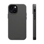 Charcoal Ink Black Solid Color Impact-Resistant iPhone Case | Slim Shockproof Magsafe-Compatible