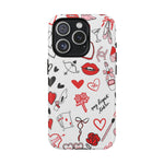 Love Doodle Tough iPhone Case (MagSafe compatible)  Shamo's iPhone 15 Pro / Matte