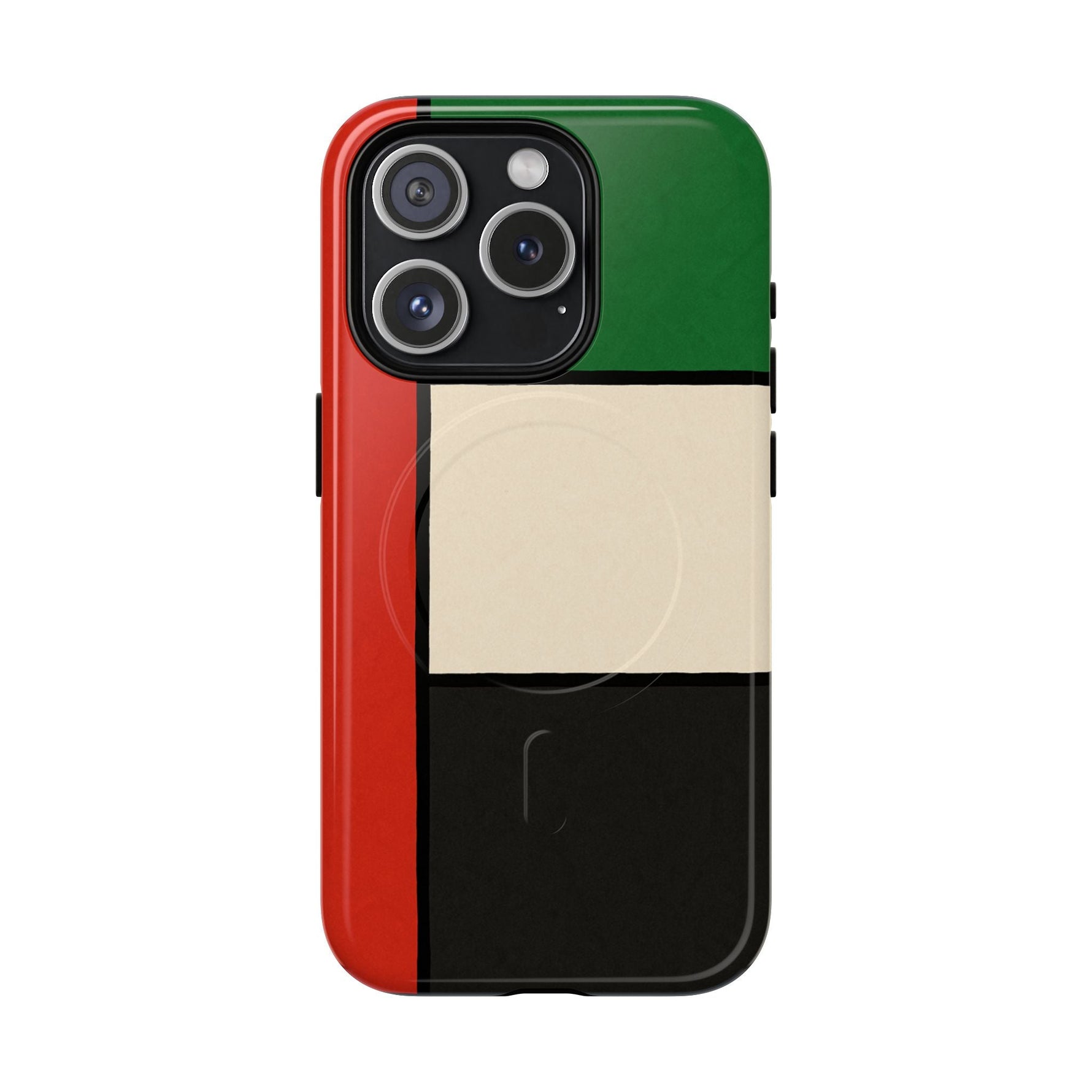 UAE Flag iPhone Case | MagSafe  Shamo's iPhone 15 Pro / Glossy