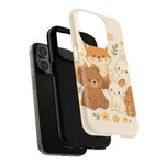 Forest Friends iPhone Case — Fox, Bear & Bunny Design. with MagSafe - Shamo's