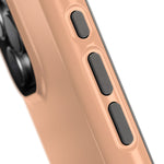Peach Sorbet Solid Color MagSafe-Compatible Impact-Resistant iPhone Case