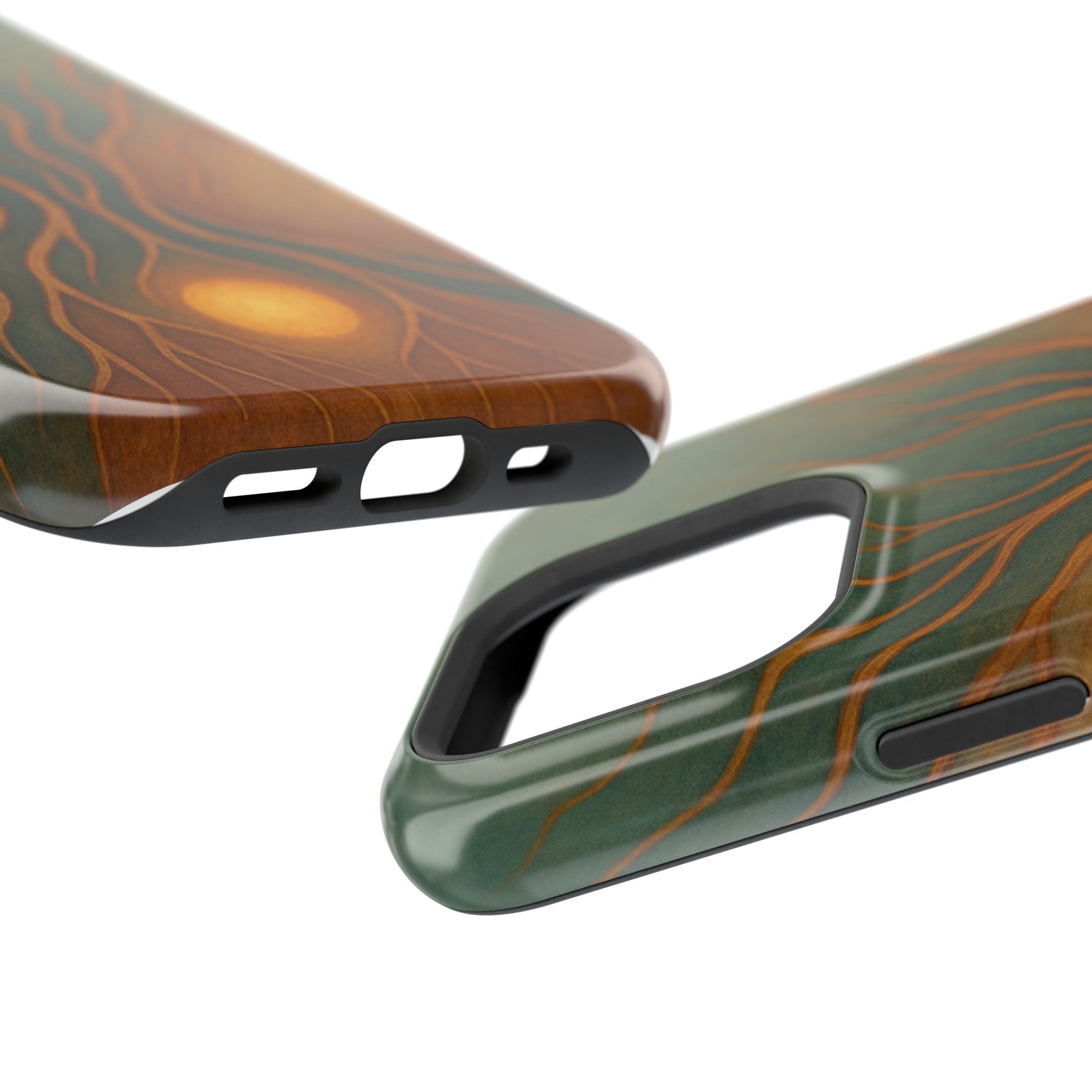 Abstract Tree of Life Design Golden Origin iPhone Case | MagSafe Compatible  Shamo's