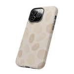 Neutral Pebble Pattern Tough iPhone Case  Shamo's