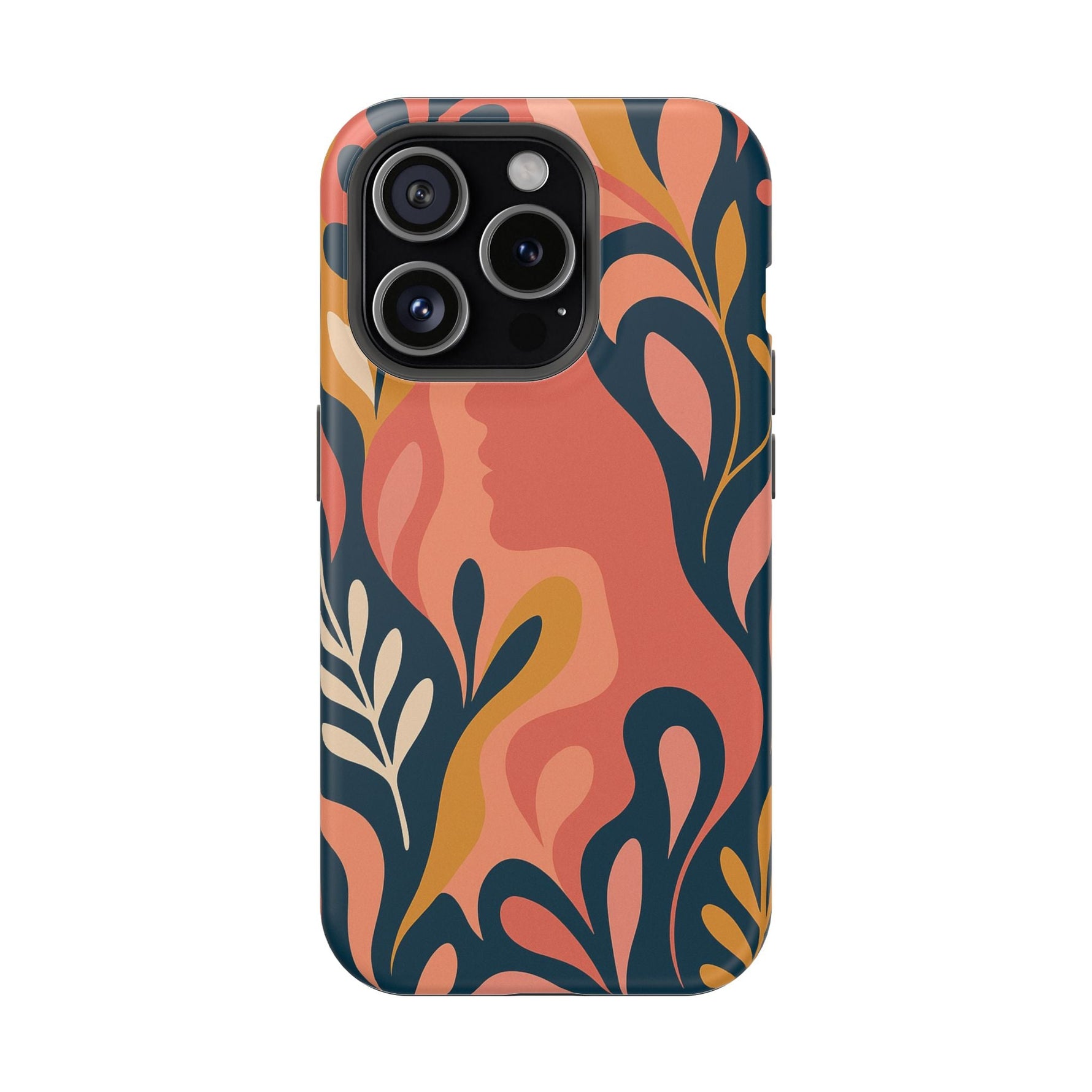 Floral Feminine Abstract MagSafe Impact-Resistant iPhone Case  Shamo's iPhone 15 Pro / Matte