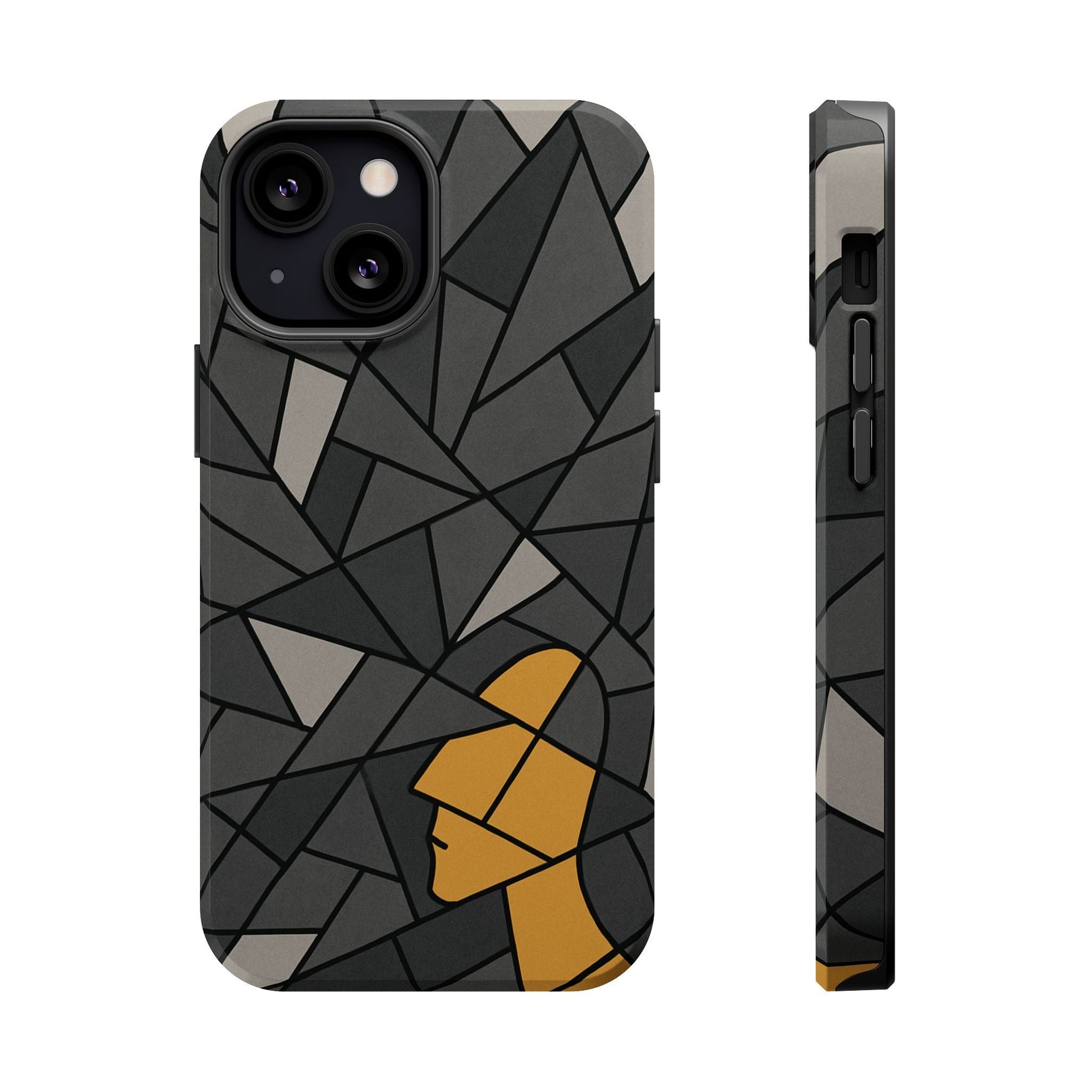 “Rebuilding Myself” Abstract iPhone Case — Magnetic MagSafe Impact-Resistant  Shamo's iPhone 13 Mini / Glossy