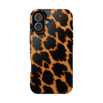 Leopard Print Impact-Resistant iPhone Case with MagSafe Compatibility  Shamo's iPhone 16 Plus / Glossy