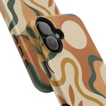 Abstract Earth-Tone Impact iPhone Case — MagSafe  Shamo's