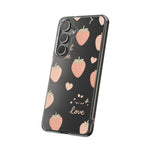 Sweet Love Strawberry Clear iPhone Case | MagSafe  Shamo's