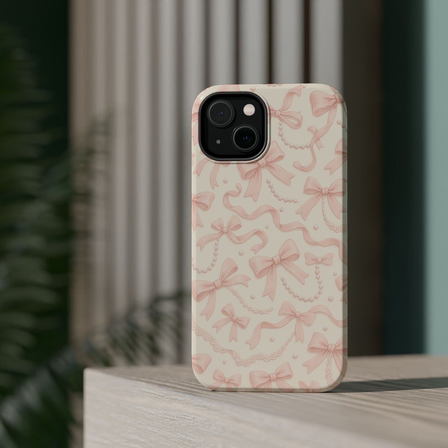 Coquette Bows Pattern iPhone Case | MagSafe