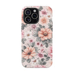 Floral Impact-Resistant Magnetic Phone Case